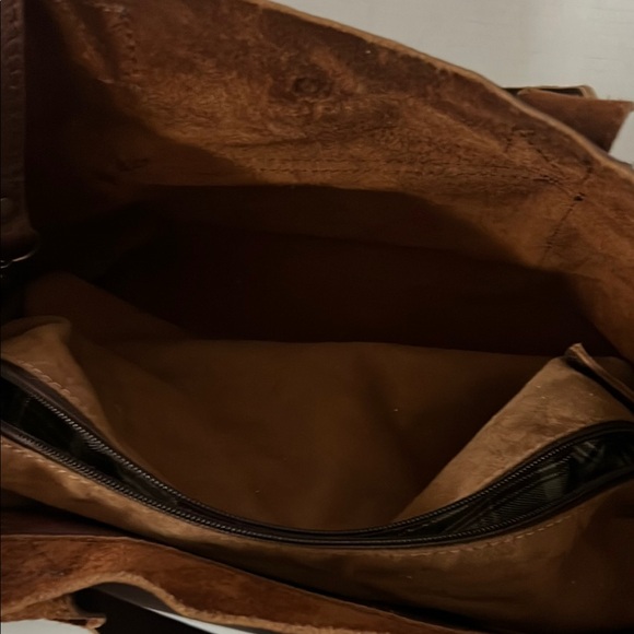Woge Brown Leather Bag - Picture 6 of 7